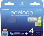 Panasonic Rechargeable batteries ENELOOP AA 2000 mAh 4 szt + case (BK-3MCDE/4CP+CASE)
