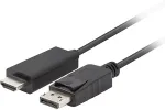 LANBERG Displayport (M)V1.1->HDMI(M) Kabel 3,0m schwarz