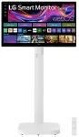 Monitor LG Electronics 80,0 cm/31,5" (3840&times;2160) LG 32U889SA-W 16:9 IPS 5 ms 60Hz USB-C (65W) &times;3 HDMI &times;2 Touchscreen Rollenst&auml;nder White