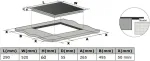 Pliidiplaat GUZZANTI GZ 8301A