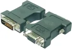M-Cab Logilink DVI adapter, DVI-I/M to HD15/F, 1080p, black