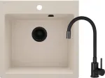 Deante Granite sink with 1-bowl faucet