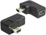 DELOCK Adapter USB-B mini 5 Pin Stecker / Buchse 90&deg;gewinkelt