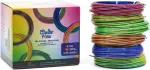 3Doodler FLOW-TRIFILLS 3D printing material Polylactic acid (PLA) Black, Blue, Copper, Gold, Green, Purple, Red 260 g