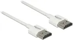 DeLOCK Kabel High Speed HDMI mit Ethernet - HDMI-A Stecker > HDMI-A Stecker 3D 4K 1 m Slim High Quality