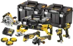 Dewalt ZESTAW COMBO 18V DCK706P3T (DCD805, DCF850, DCS355, DCH263, DCG405, DCS572, DCS334) 3x5,0Ah 3xTSTAK