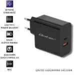 Qoltec Charger 63W 5-20V, 1.5-3A, USB C
