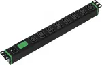 UPS Apc Easy Rack PDU Basic horizontal 1-phasig 3,7 kW 230 V 16 A 8 x C13-Steckdosen IEC60320 C20-Eingang