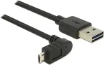 Delock Kabel EASY USB 2.0-A > EASY Micro-B oben/unten gewinkelt Stecker/Stecker 1 m