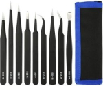 DELTACOIMP Pintsettide komplekt, 9 t&uuml;kki, ESD, must
