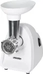 MESKO | Meat mincer | MS 4809 | White | 350 W | Middle size sieve; mince sieve; poppy sieve; plunger; sausage filler