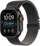 APPLE Watch Ultra 4 GPS + Cellular 49mm Black Titanium Geh&auml;use mit Black Titanium Milanese Loop - S