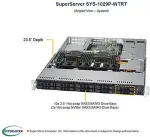 Super Micro Supermicro SuperServer 1029P-WTRT - Server - Rack-Montage - 1U - zweiweg - RAM 0GB - SATA/PCI Express - Hot-Swap 6,4 cm (2.5) - kein HDD - AST2500 - 10 GigE - Monitor: keiner (SYS-1029P-WTRT)