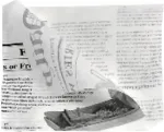 Newspaper , Hamburgeritasku, paberist 150x150 mm, 250 tk