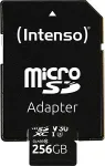 M&auml;lukaart Intenso microSDXC 256GB C10 UHS-I Professional + Adapter