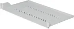 Triton 19" shelf A1 with perforation 250mm, max.20kg black