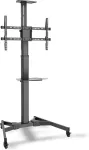 Digitus | Floor stand | TV-Cart for screens up to 70", max. 50kg wheelbase, VESA max. 600x400 | Tilt | 37-70 " | Maximum weight (capacity) 50 kg | Black