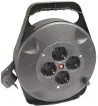Bachmann Schutzkontakt-Aufrollkabelbox 4fach AC230V Kabel 10m