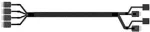 Intel - SATA- / SAS-Kabel - 4i MiniLink SAS (SFF-8611) (M) gerade bis 4i MiniLink SAS (SFF-8611) (M) rechtwinklig - 75.5 cm