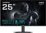 Monitor Gigabyte G25F2A 25" FHD Gaming - 1920 x 1080, 240Hz, 1ms, 300 cd/m&sup2;, Display HDR 10, HDMI 2.0, Displayport 1.4