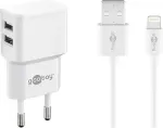 Goobay Dual Apple Lightning charger set Adapter 5V