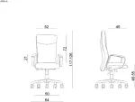 UNIQUE Adella C239 office chair, genuine leather HL-4, black