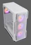 Korpus No name Mini Nanoxia DS-9 ARGB Airflow white - USB-C - TG-Mesh