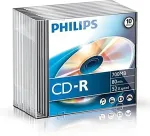 Toorikud PHILIPS 1x10 CD-R 80Min 700MB 52x SL
