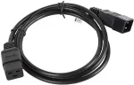 LANBERG Power cord extension cord IEC 320 C19 - C20 VDE 1.8M VDE black