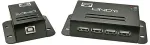 Lindy 50m 4 Port USB 2.0 Cat.6 Extender, USB Extender (black, USB 2.0 Cat.6)
