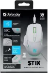 Hiir Defender WIRELESS MOUSE STIX GM-009 RF WHITE 3200dpi 7P
