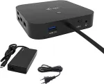 I-tec USB-C HDMI DP DOCK PD100W 2X LCD DOCK + CHARGER-C77W