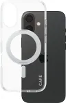 PANZERGLASS Kaitse&uuml;mbris tugijalaga KickStand MagSafe, Apple iPhone 16, l&auml;bipaistev h&otilde;bedase MagSafe ringiga, CARE by