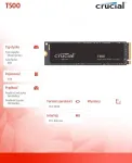 K&otilde;vaketas CRUCIAL M.2 T500 M.2 PCI-e 4.0 NVMe 4TB