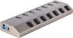Startech 7-PT USB HUB W/ON/OFF SWITCHES WITH INDIVIDUAL ON/OFF SWITCHES