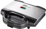 Tefal sviestmaižu tosteris Ultracompact, melna/sudraba