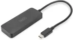 Assmann DIGITUS USB-Hub 3-Port C ->3xDP m.Kabel schwarz
