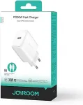Joyroom reisilaadija Type-C. PD 30W, SFC, PPS, koos Type-C kuni Type-C kaabliga (1m), White (JR-TCF24)
