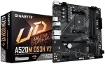 Emaplaat Gigabyte A520M DS3H V2 Motherboard - Supports AMD Ryzen 5000 Series AM4 CPUs, up to 4733MHz DDR4 (OC), PCIe 3.0 x16, GbE LAN, USB 3.2 Gen 1
