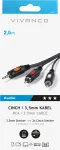 Vivanco kaabel 3,5mm - 2xRCA 2,5m