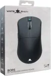 Hiir White Shark BORS-B WGM-5021 12000 DPI Wireless Gaming Mouse, Black