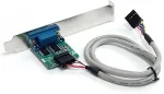 StarTech.com ICUSB232INT1, USB, DB9, Black, Green, Silver, -40 - 85, -65 - 85, 38.00