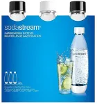 SodaStream Zubeh&ouml;r PET Flasche 3-Pack *schwarz/wei&szlig;*