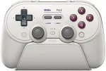 Joystick 8BitDo Pult PC/SWITCH/SWITCH2 Pro 3 BT + Laadija (W), valge
