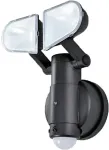 SCHWAIGER LED 2-fach Sensorleuchte 400 Lumen Schwarz