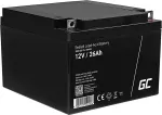 GREEN CELL AGM VRLA 12V 26Ah maintenance-free battery for mower, scooter, boat, wheelchair