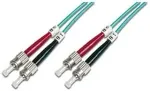 Digitus - Patch-Kabel - ST multi-mode (M) - ST multi-mode (M) - 5 m - Glasfaser - 50 / 125 micron - t&uuml;rkis