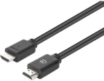 Manhattan 4K60 HDMI 2.0 Kabel 1 m 18 Gbit/s schwarz