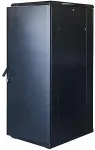 TOTEN 19" cabinet , System G, 32U, 600x800, glass front door, metal rear door, 800kg load, black / G6.6832.9001 / 19-G6832GM