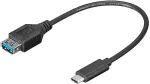 PREMIUMCORD Adapter USB-C (M) - USB 3.0 A (F), 0.2 m